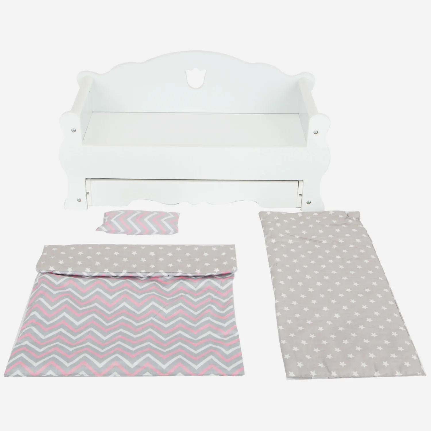 - Houten Poppenbed met Lade en Beddengoed, 4dlg.>Small Foot