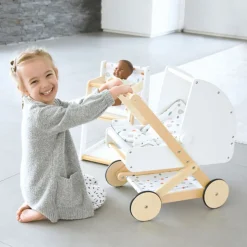 Small Foot - Houten Poppenwagen Little Button Online