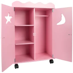 - Houten Poppen Kledingkast Roze><noscript><img width=