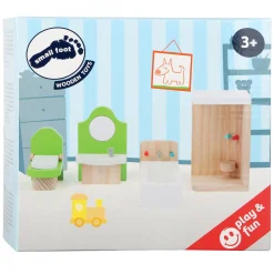 Small Foot - Houten Poppenhuis Meubeltjes Badkamer, 4dlg. New