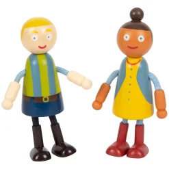 - Houten Poppenhuis Familie met Rolstoel, 6st.-Small Foot Outlet