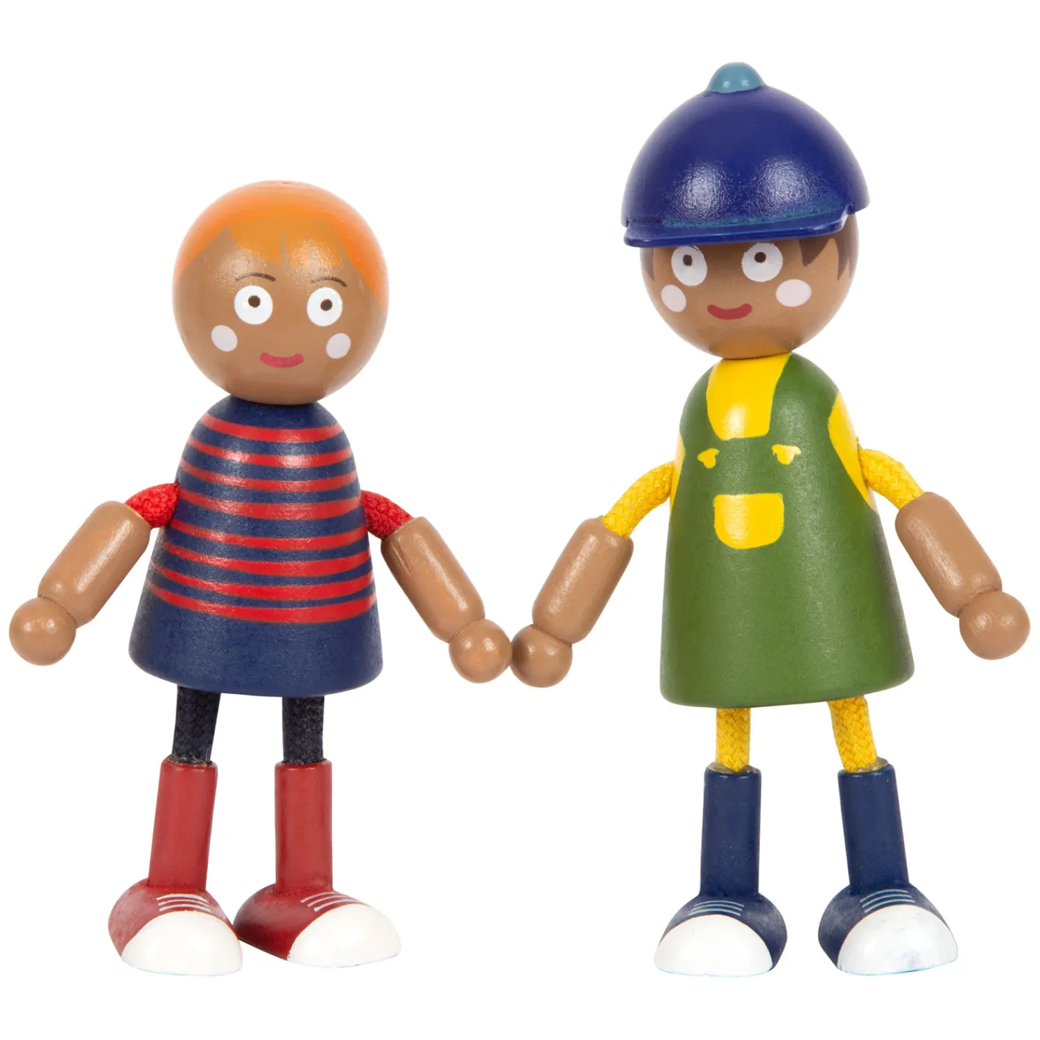 - Houten Poppenhuis Familie met Rolstoel, 6st.-Small Foot Outlet