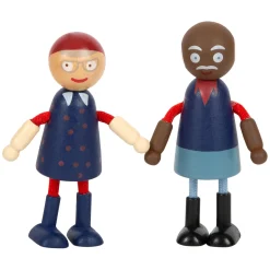 - Houten Poppenhuis Familie met Rolstoel, 6st.-Small Foot Outlet