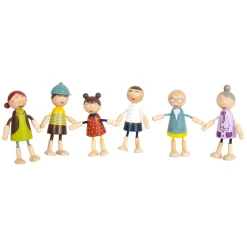 - Houten Poppenhuis Familie Buigbaar, 6st.>Small Foot Discount