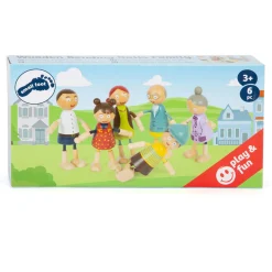 - Houten Poppenhuis Familie Buigbaar, 6st.>Small Foot Discount