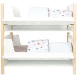 - Houten Poppenhoogslaper Little Button met Beddengoed, 6dlg.-Small Foot Best