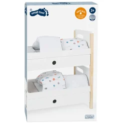 - Houten Poppenhoogslaper Little Button met Beddengoed, 6dlg.-Small Foot Best