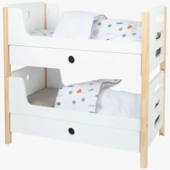 - Houten Poppenhoogslaper Little Button met Beddengoed, 6dlg.-Small Foot Best