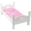 Small Foot - Houten Poppenbed Wit met Beddengoed, 4dlg. Discount