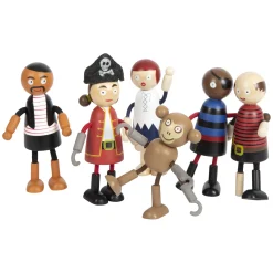 Small Foot - Houten Poppetjes Piraat Buigbaar, 6st. Sale