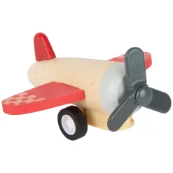 - Houten Pull-back Vliegtuigen, Set van 3-Small Foot Hot