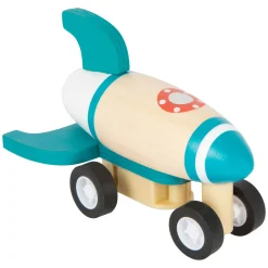 - Houten Pull-back Vliegtuigen, Set van 3-Small Foot Hot