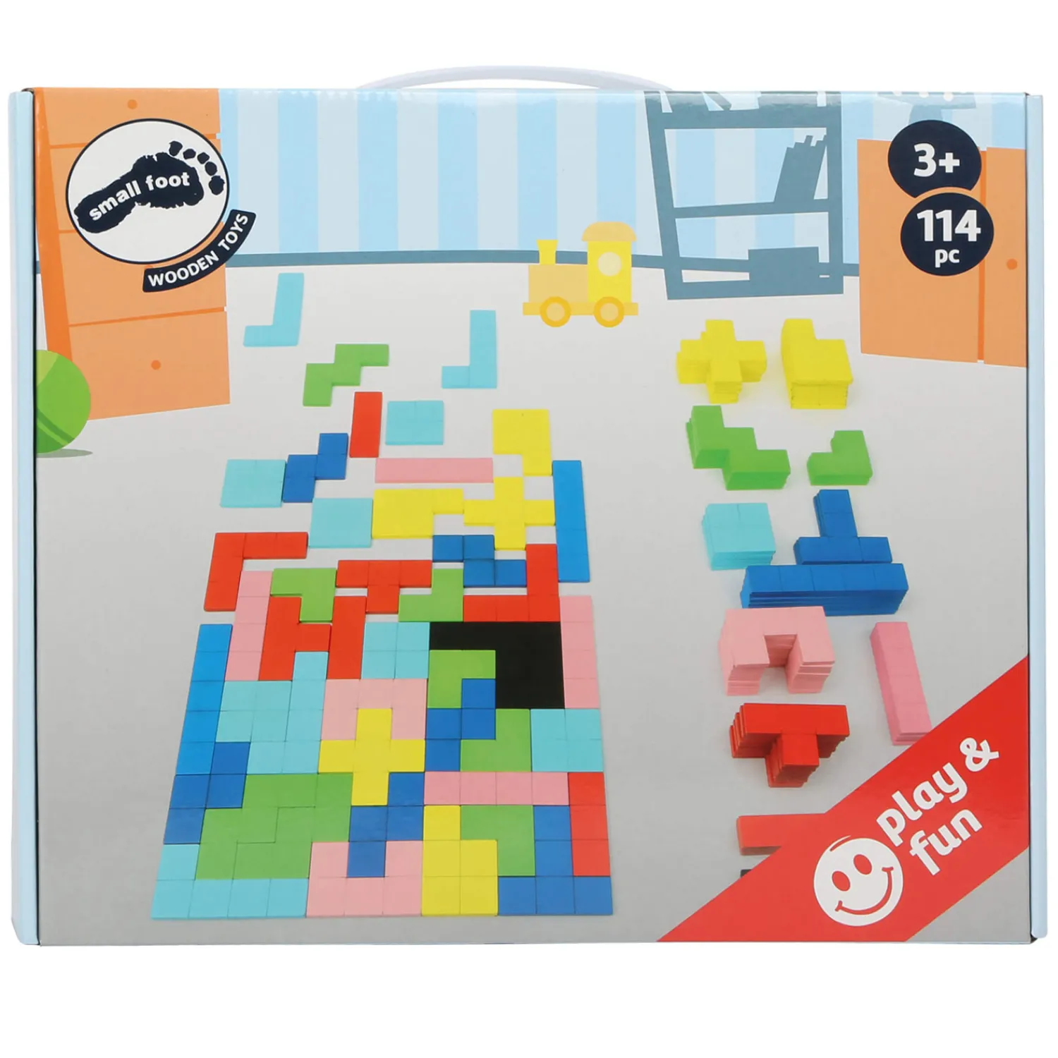 Small Foot - Houten Puzzel Geometrische Vormen Best