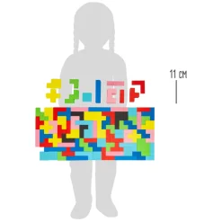 Small Foot - Houten Puzzel Geometrische Vormen Best