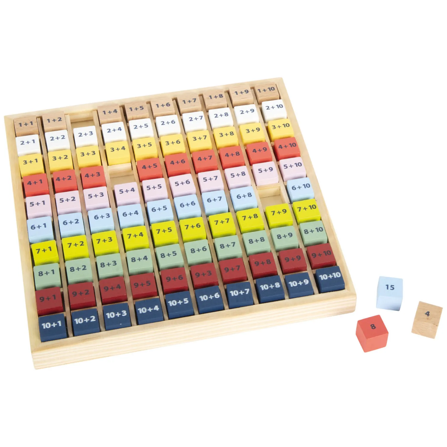 - Houten Rekenbord Optellen Kleur, 100dlg.-Small Foot New