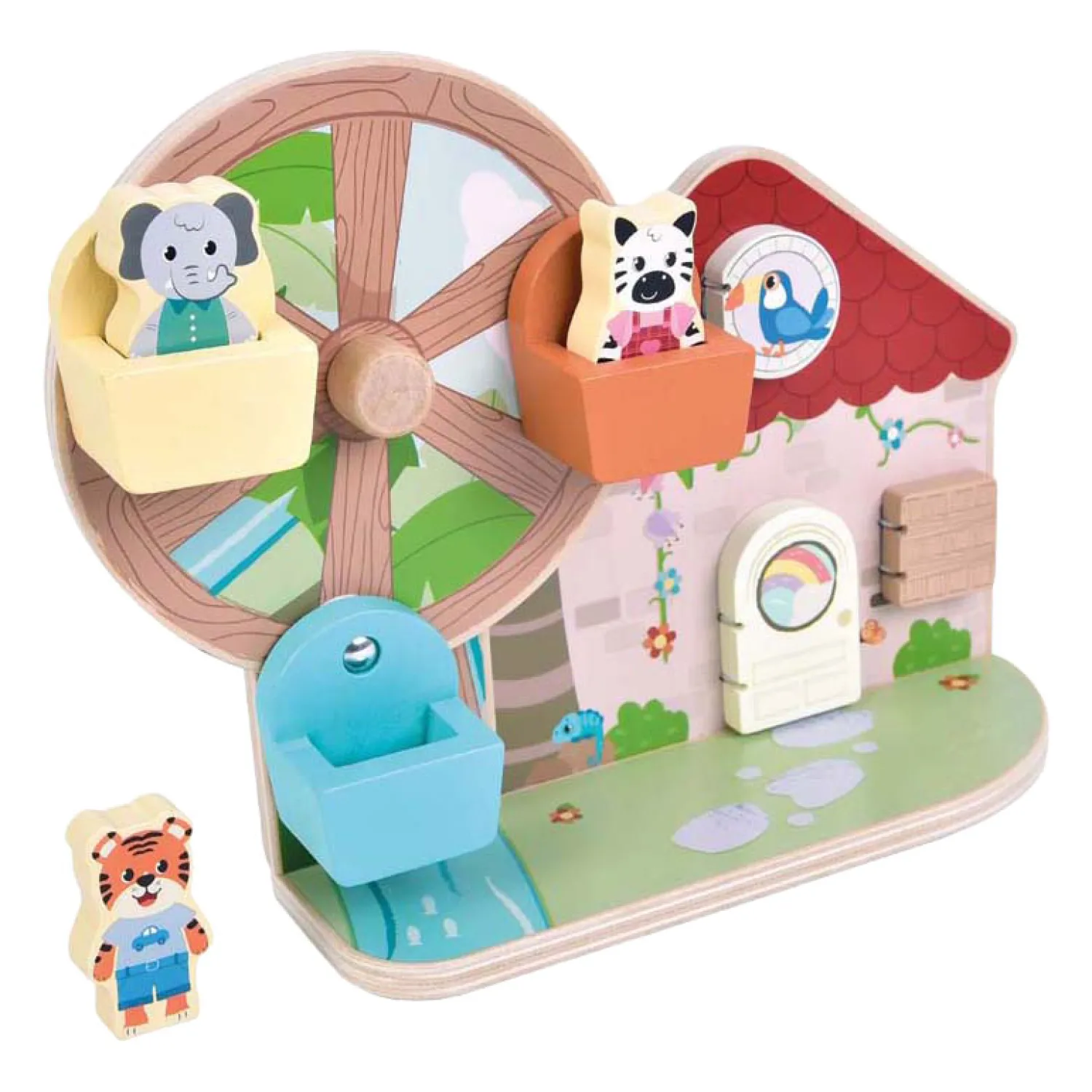 Small Foot - Houten Reuzenrad FSC Jungle Friends Hot