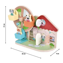 Small Foot - Houten Reuzenrad FSC Jungle Friends Hot