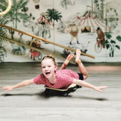  -  Houten Rollerbord Blauw><noscript><img width=