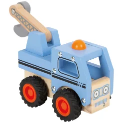 - Houten Sleepwagen Blauw-Small Foot New