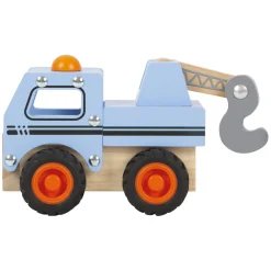 - Houten Sleepwagen Blauw-Small Foot New