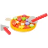 Small Foot - Houten Snij- en Speeleten Pizza Set, 21dlg. New