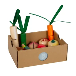 Small Foot - Houten Snij- en Groenten Speelset Fresh, 14dlg. Hot