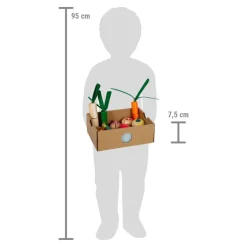Small Foot - Houten Snij- en Groenten Speelset Fresh, 14dlg. Hot