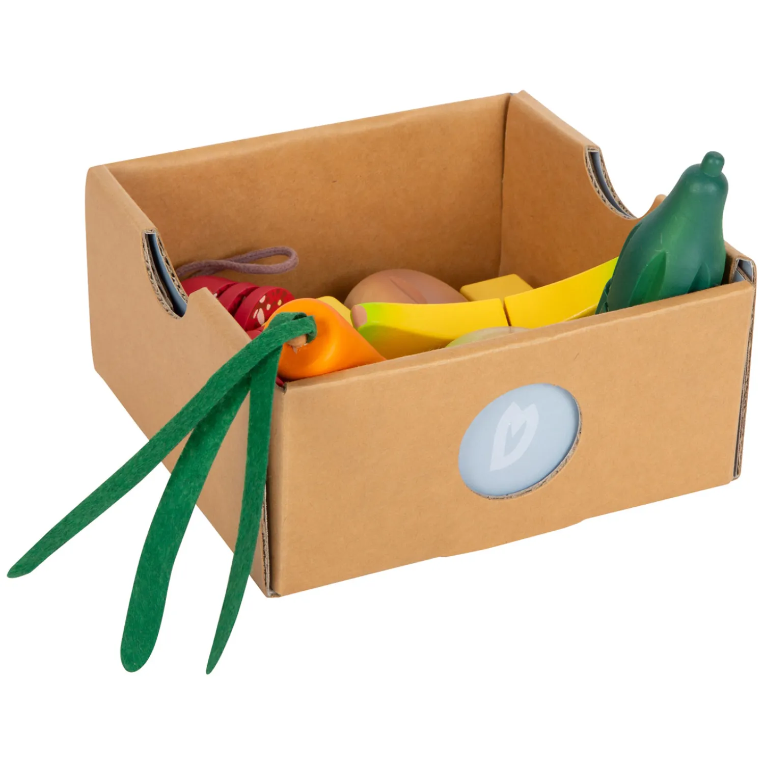 Small Foot - Houten Snij- en Speeleten Lunch Set, 24dlg. Outlet