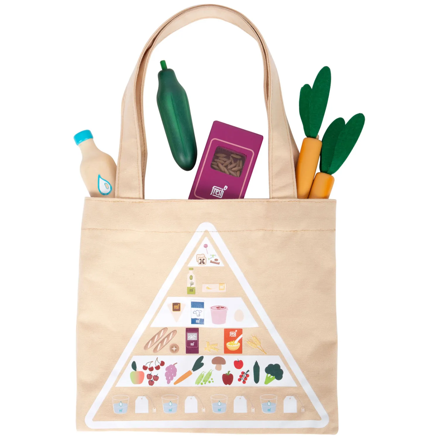 Small Foot - Houten Speeleten Vegetarisch Voedselset, 17dlg. Outlet