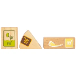 Small Foot - Houten Speeleten Vegetarisch Voedselset, 17dlg. Outlet