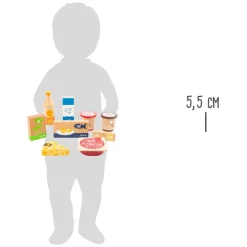 Small Foot - Houten Speeleten Koude en Bevroren Producten, 9dlg. Hot