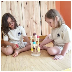 - Houten Speeleten Ijsjes op Beweegbare Ijsstandaard, 16dlg.-Small Foot Sale