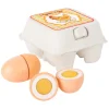 Small Foot - Houten Speeleten Eieren, 9dlg. Best