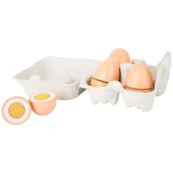 Small Foot - Houten Speeleten Eieren, 9dlg. Best