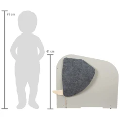 Small Foot - Houten Speelgoedbox Olifant op Wielen met Zitplek Discount