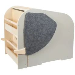 Small Foot - Houten Speelgoedbox Olifant op Wielen met Zitplek Discount