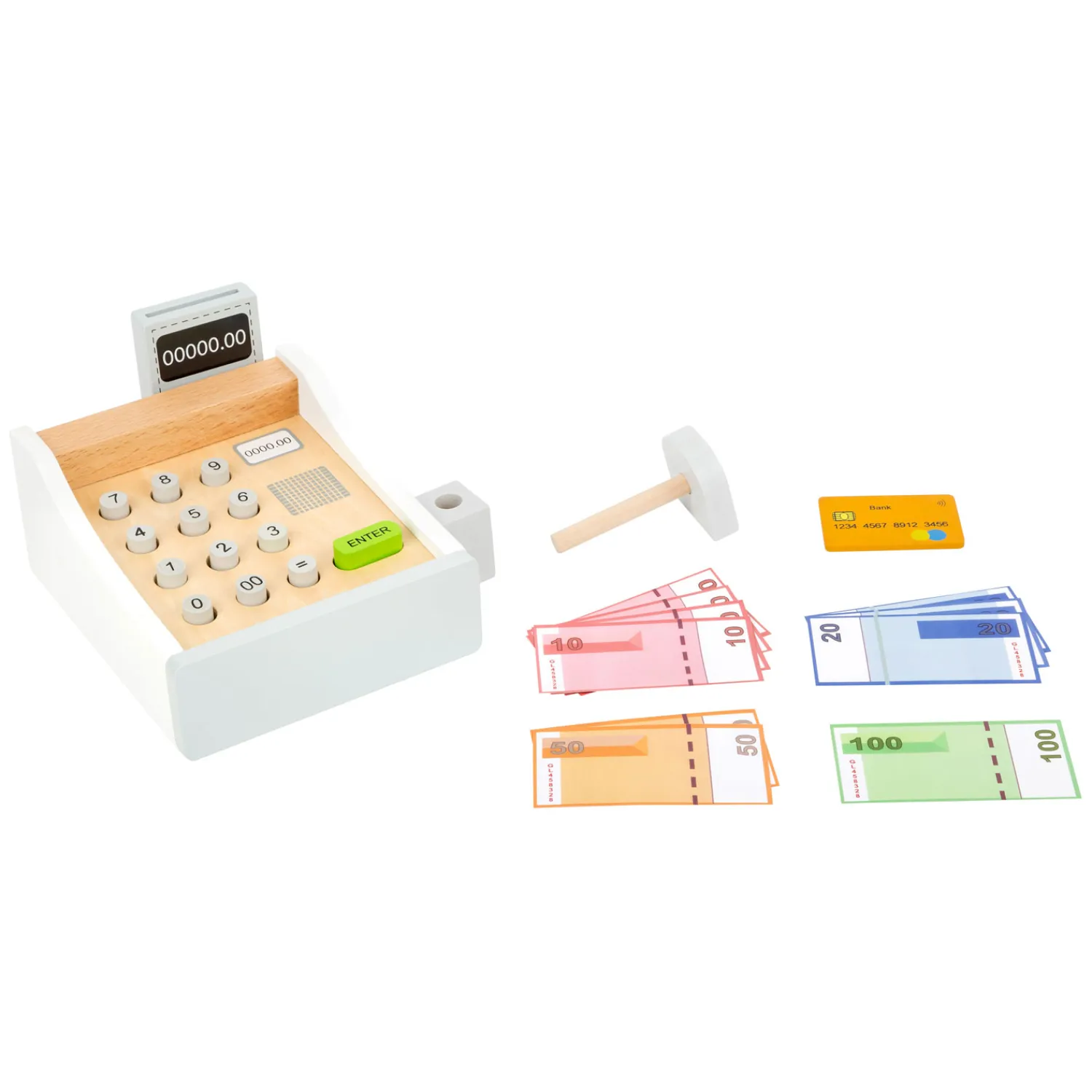 - Houten Speelgoedkassa met Accessoires, 15dlg.>Small Foot Online