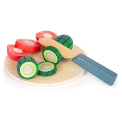 Small Foot - Houten Speelgoed Eten Salade Speelset, 11dlg. Hot