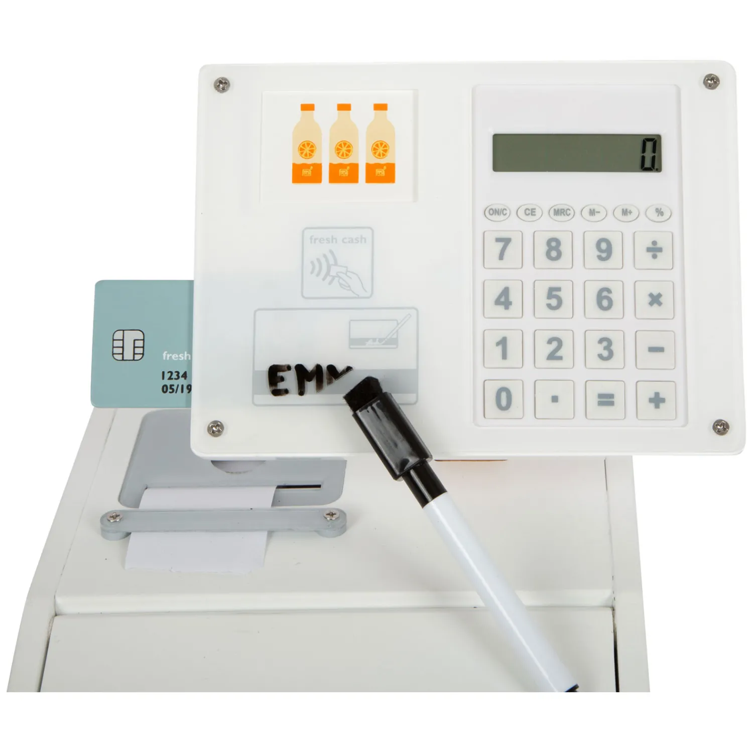 - Houten Speelgoedkassa met Scanner, 15dlg.-Small Foot New