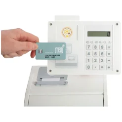 - Houten Speelgoedkassa met Scanner, 15dlg.-Small Foot New