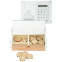 - Houten Speelgoedkassa met Scanner, 15dlg.-Small Foot New