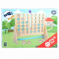 Small Foot - Houten Spel Four in a Row XXL, 43dlg. Sale