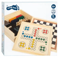 Small Foot - Houten Spellen 7 Klassiekers in Opbergkist Sale