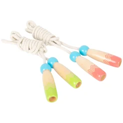 - Houten Springtouw met Patroon, set van 2-Small Foot