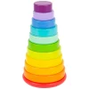 - Houten Stapeltoren Regenboog, 11dlg.-Small Foot Hot