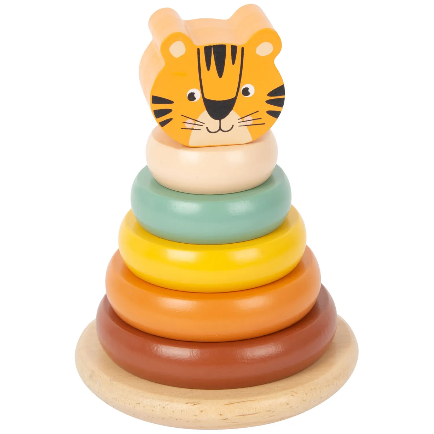 - Houten Stapeltoren Safari Tijger, 7dlg.-Small Foot Discount