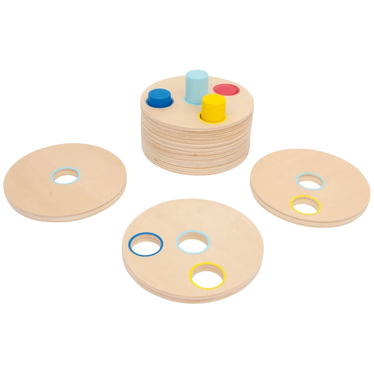 - Houten Stapelspel Logisteck Educatief, 9dlg.>Small Foot Clearance