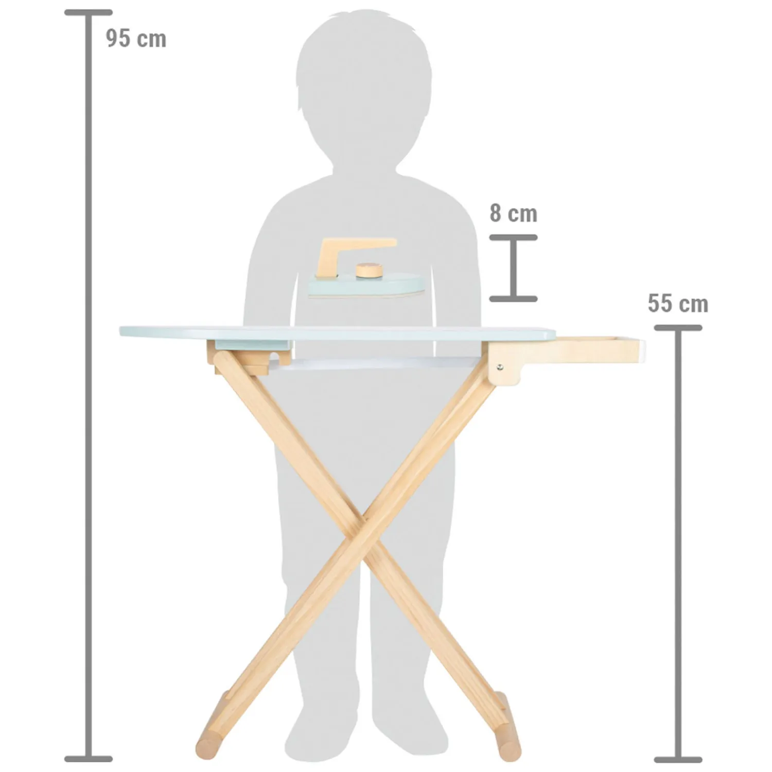 Small Foot - Houten Strijkplank met Strijkbout Best