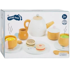 Small Foot - Houten Theeset met Speeleten, 17dlg.> Best