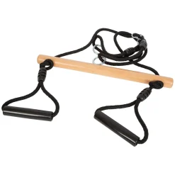 Small Foot - Houten Trapezeschommel met Gymnastiekringen Black Line Clearance